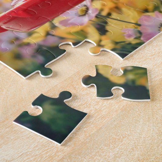 Anna's kolibrie puzzel legpuzzel (Zijkant)