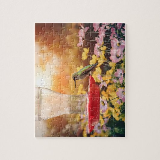 Anna's kolibrie puzzel legpuzzel (Verticaal)