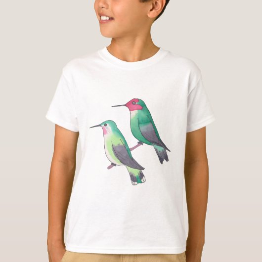 Anna's kolibrie t-shirt (Voorkant)