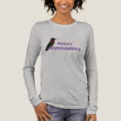 Anna's Kolibrie Tri-Blend Shirt (Voorkant)