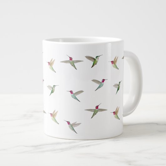 Anna's kolibries grote koffiekop (Voorkant rechts)