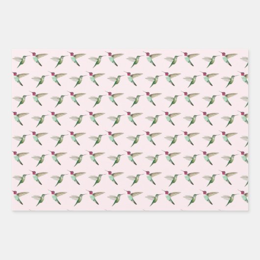 Anna's kolibries inpakpapier vel (Voorkant 3)