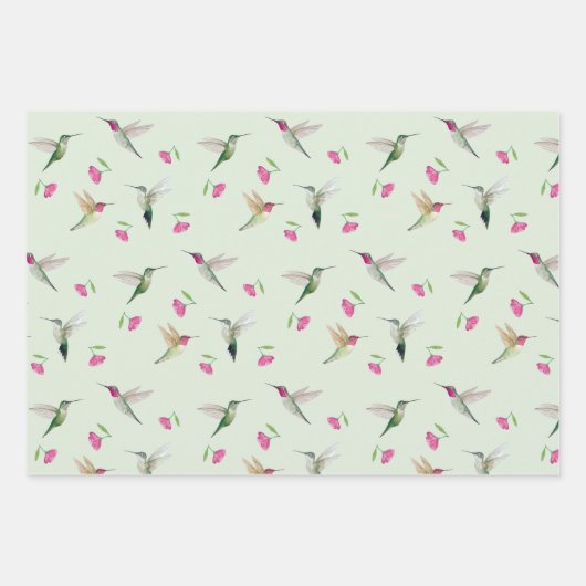 Anna's kolibries inpakpapier vel (Voorkant)