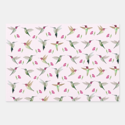 Anna's kolibries inpakpapier vel (Voorkant)