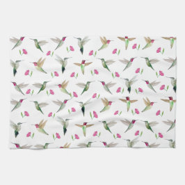 Anna's kolibries keukenhanddoek