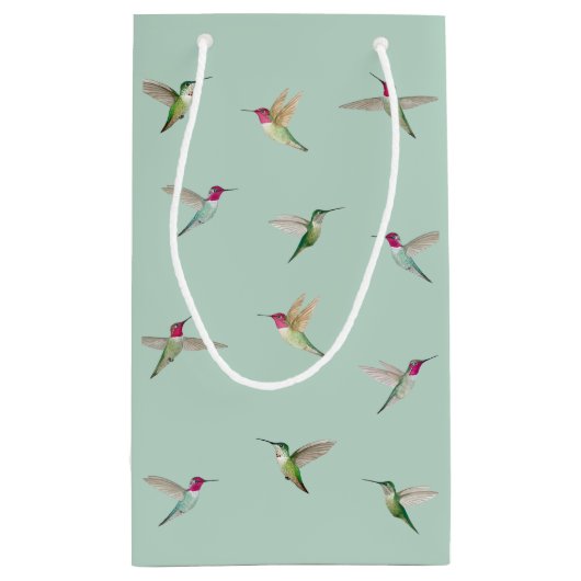 Anna's kolibries klein cadeauzakje (Achterkant)