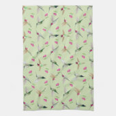 Anna's kolibries theedoek (Verticaal)