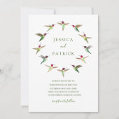 Anna's kolibries uitnodiging (Voorkant)