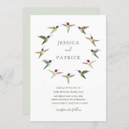 Anna's kolibries uitnodiging