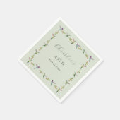 Anna's Kolibris Verjaardag Servet (Hoek)
