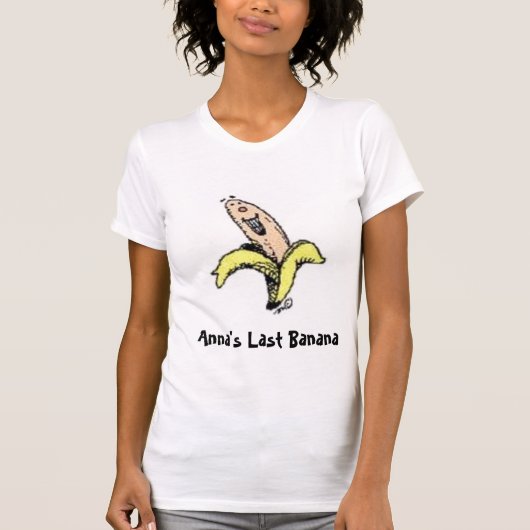 Anna's laatste banaan t-shirt (Voorkant)