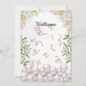 Anna's verjaardagsuitnodigingskaart kaart (Achterkant)