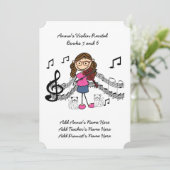Anna's Violin Overweging Uitnodiging herzien 5 en  (Staand voorkant)