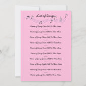 Anna's Violin Overweging Uitnodigingskaart herzien Kaart (Achterkant)