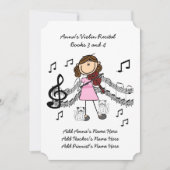 Anna's Violin Overweging Uitnodigingskaart Tien li Kaart (Voorkant)