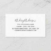 Anna's Visitekaartje voor Hummingvogels (Achterkant)