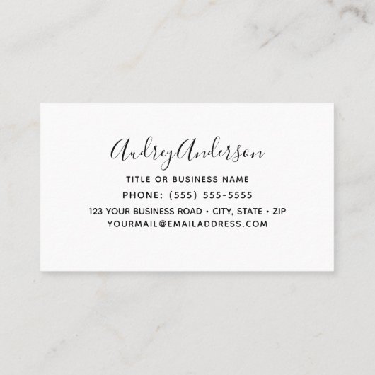 Anna's Visitekaartje voor Hummingvogels (Achterkant)