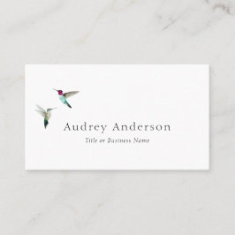 Anna's Visitekaartje voor Hummingvogels