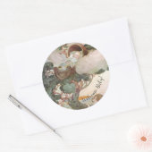  Anne Anderson Baby in de boomtop Ronde Sticker (Envelop)