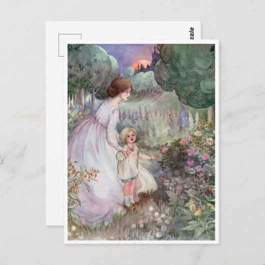 Anne Anderson Kind en Moeder Briefkaart (Voorkant / Achterkant)