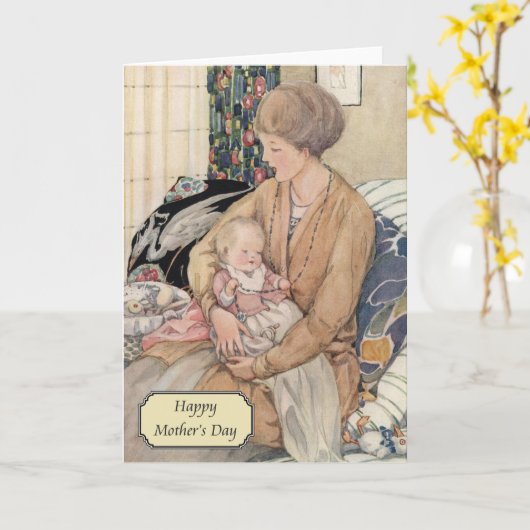 Anne Anderson -  Moederdag Kaart (Gele Bloem)