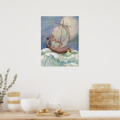  Anne Anderson Reis naar Fairyland Poster (Keuken)