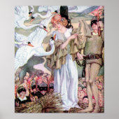  Anne Anderson Swan Princess Poster (Voorkant)