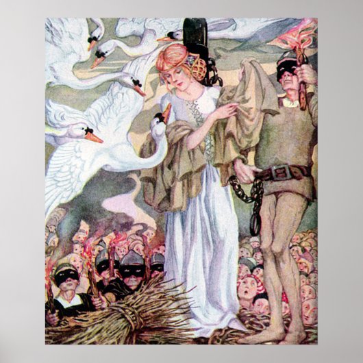 Anne Anderson Swan Princess Poster (Voorkant)