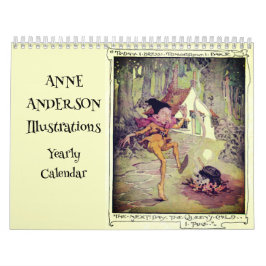 Anne Anderson Victoriaans sprookjesachtige illustr Kalender