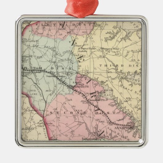 Anne Arundel Metalen Ornament (Voorkant)