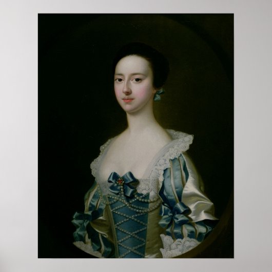Anne Bateman, later mevrouw John Gisbourne, 1755 Poster (Voorkant)