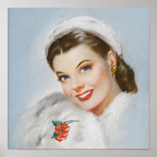 Anne Baxter Cosmopolitan Tijdschrift Cover Portret Poster