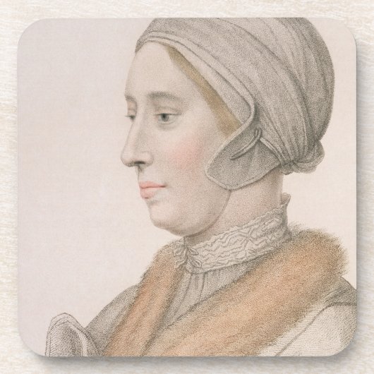 Anne Boleyn (1507-36), gegraveerd door Francesco B Bier Onderzetter (Voorkant)