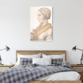 Anne Boleyn (1507-36), gegraveerd door Francesco B Canvas Afdruk (Insitu (Slaapkamer))