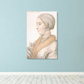 Anne Boleyn (1507-36), gegraveerd door Francesco B Canvas Afdruk (Insitu (Houten vloer))