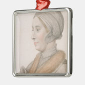 Anne Boleyn (1507-36), gegraveerd door Francesco B Metalen Ornament (Links)
