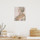 Anne Boleyn (1507-36), gegraveerd door Francesco B Poster (Keuken)