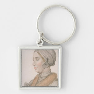 Anne Boleyn (1507-36), gegraveerd door Francesco B Sleutelhanger