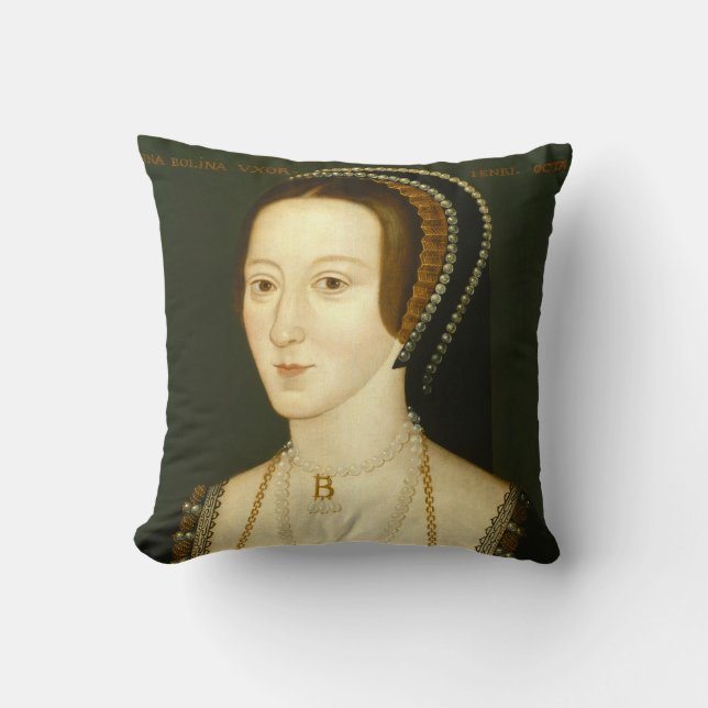 Anne Boleyn Accent Pillow Kussen (Voorkant)