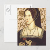 Anne Boleyn Briefkaart (Voorkant / Achterkant)