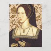 Anne Boleyn Briefkaart (Voorkant)