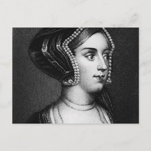 Anne Boleyn Briefkaart (Voorkant)