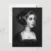Anne Boleyn Briefkaart (Voorkant / Achterkant)