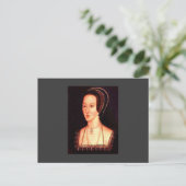 Anne Boleyn Briefkaart (Staand voorkant)