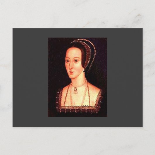 Anne Boleyn Briefkaart (Voorkant)