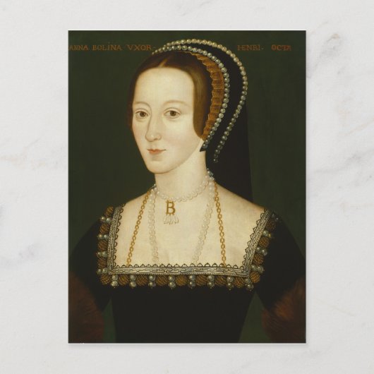 Anne Boleyn Briefkaart (Voorkant)