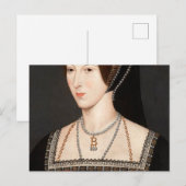 Anne Boleyn Briefkaart (Voorkant / Achterkant)