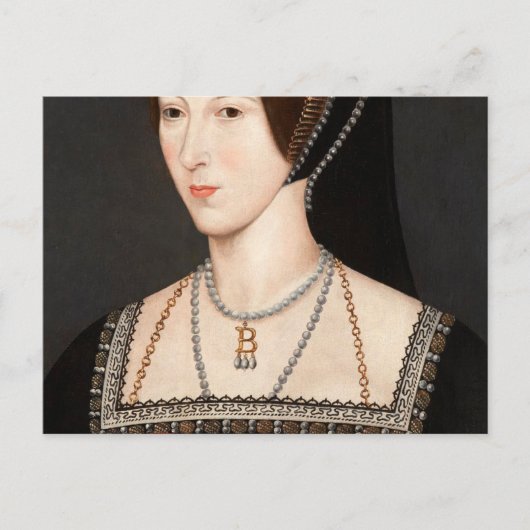 Anne Boleyn Briefkaart (Voorkant)