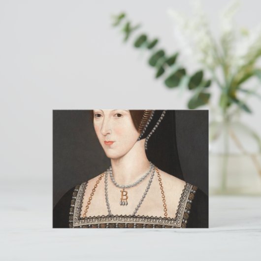 Anne Boleyn Briefkaart (Staand voorkant)