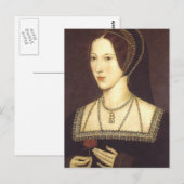Anne Boleyn Briefkaart (Voorkant / Achterkant)